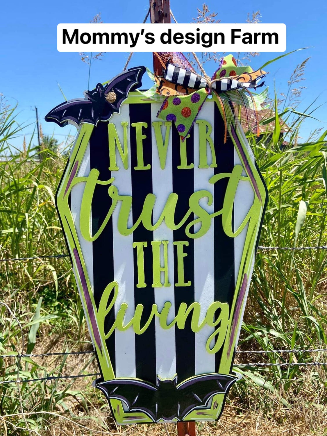 3D Door hanger - Never trust the living