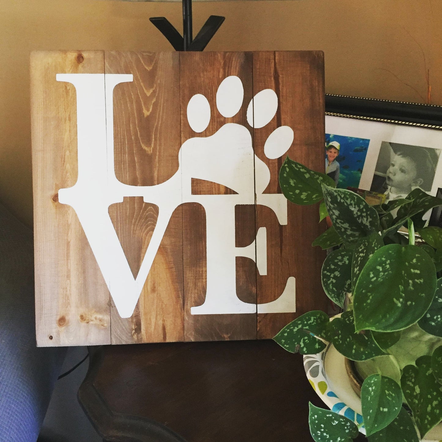 Love- O is paw print