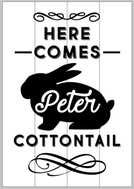 Here comes peter cottontail