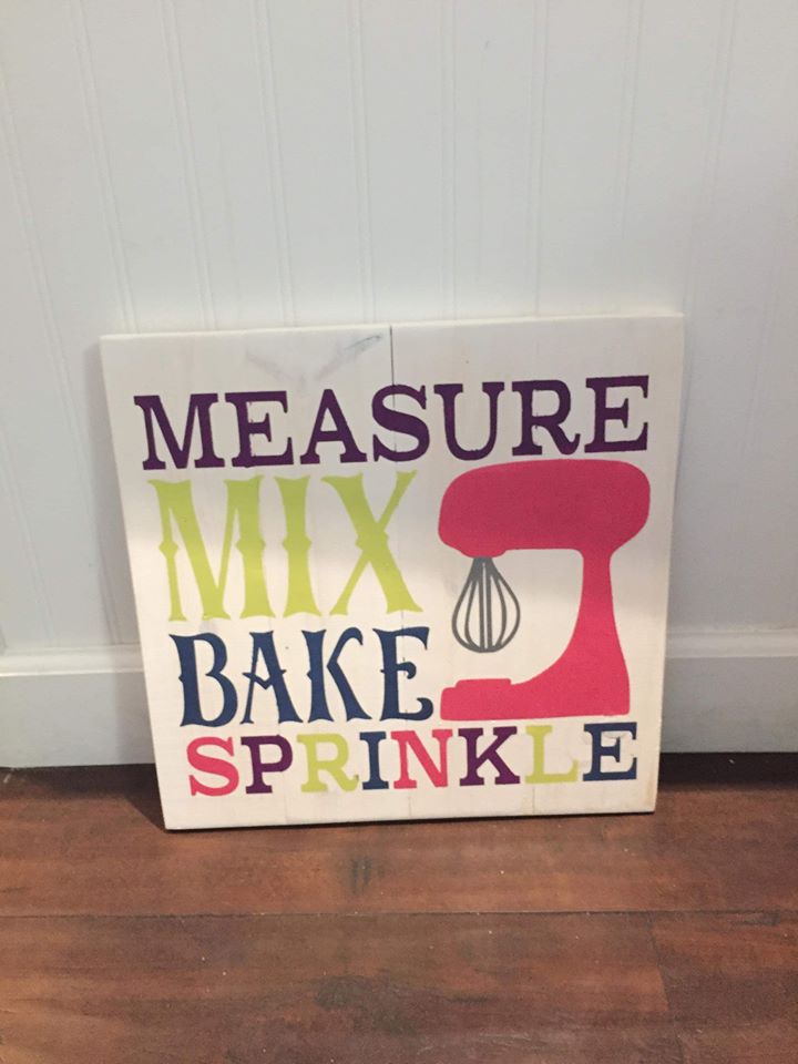 Measure Mix Bake Sprinkle