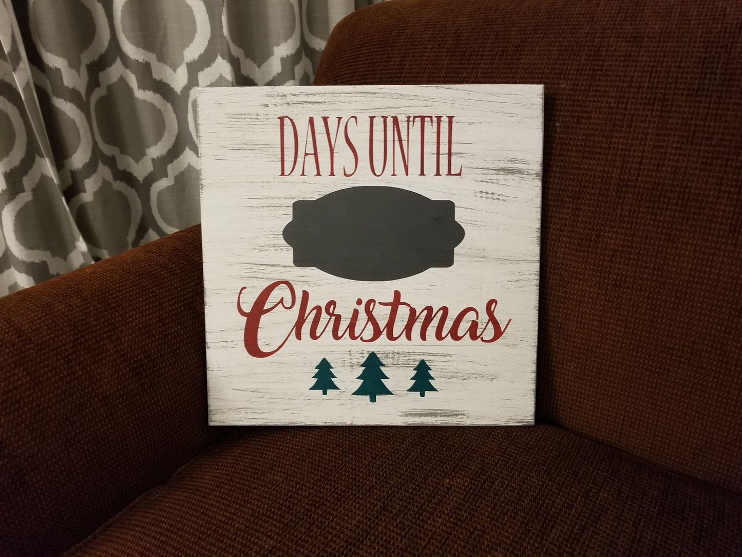 Days until Christmas Chalkoard