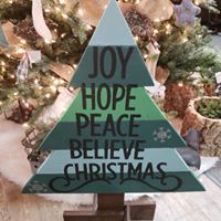 Christmas Tree - Joy Hope Peace
