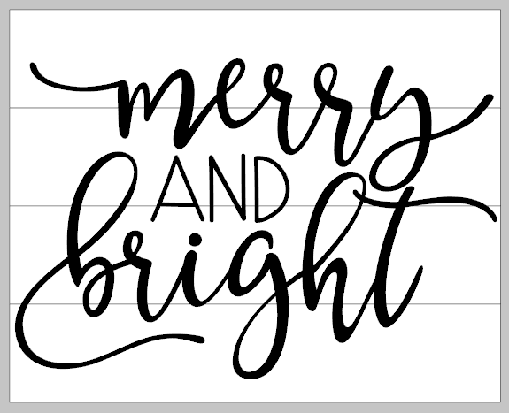 merry and bright