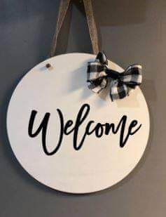 Door hanger Welcome