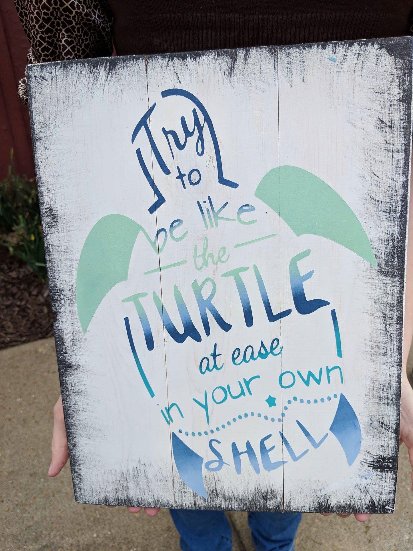 Try to be like the turtle