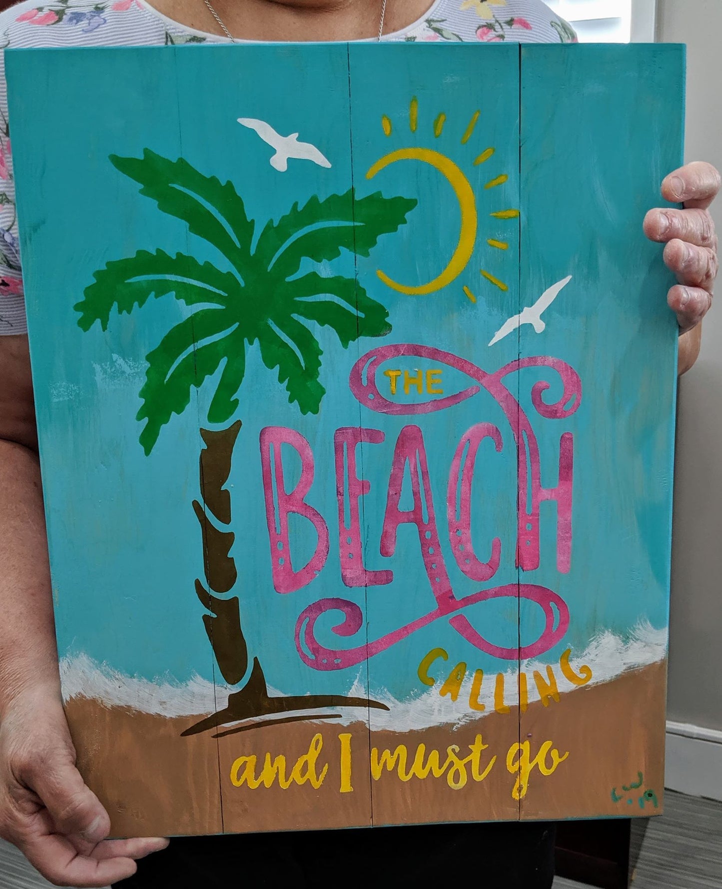 The beach is calling and I must go