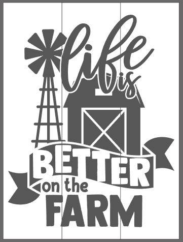 life is better on the farm