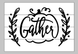 Gather with pumpkin