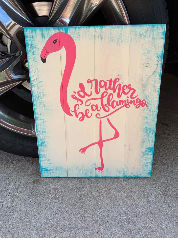 I'd rather be a flamingo