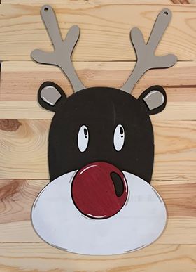 Door hanger Reindeer