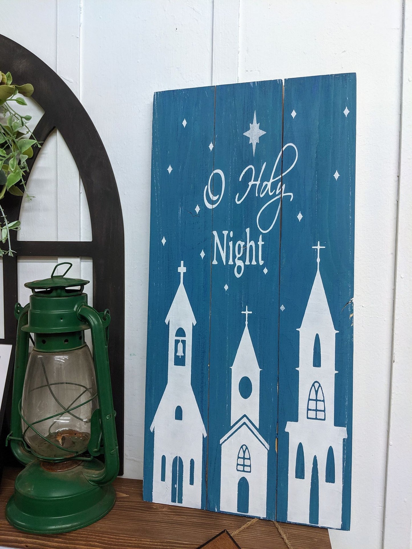 O Holy Night with buildings