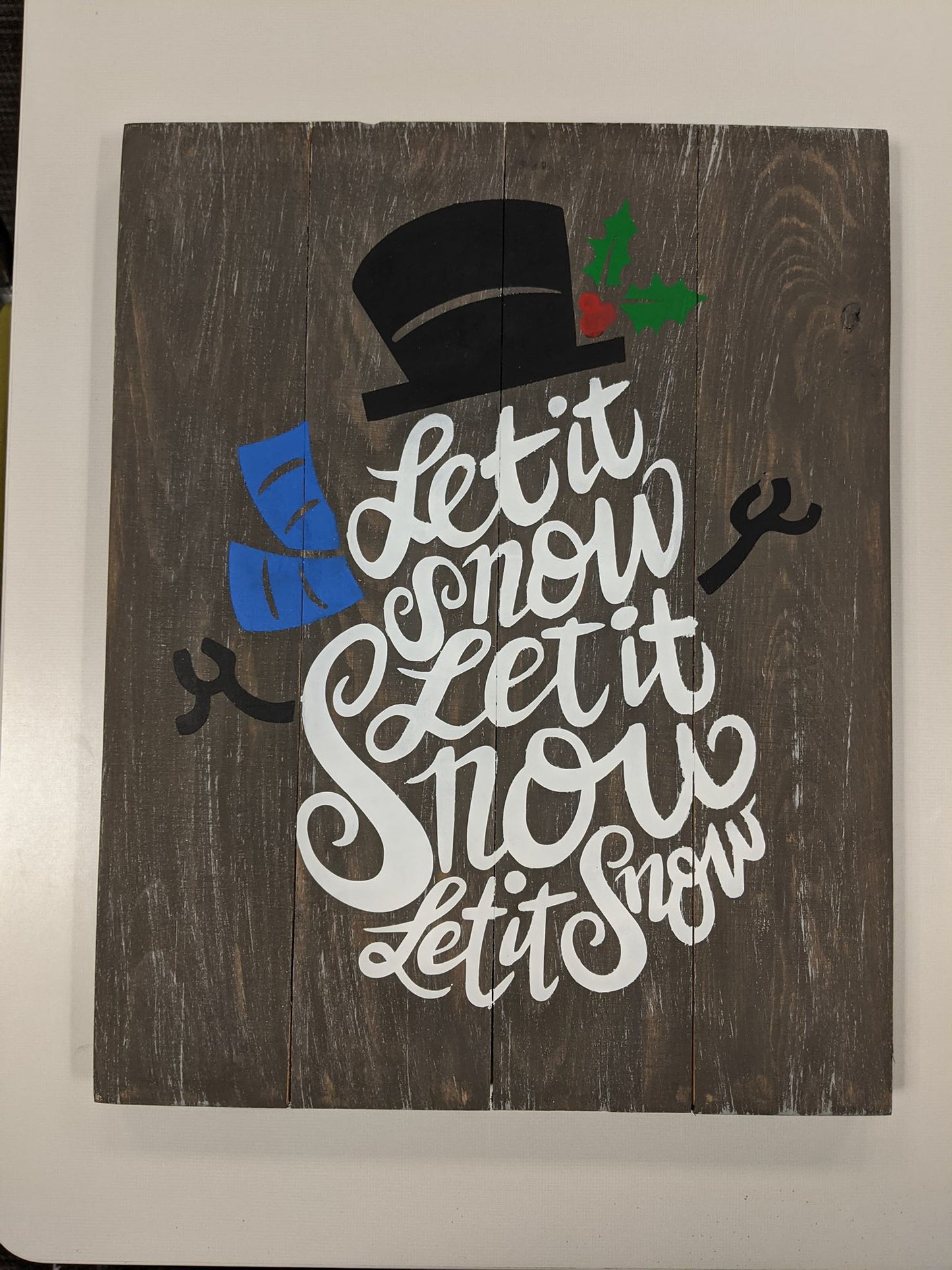 Let it Snow with words for body