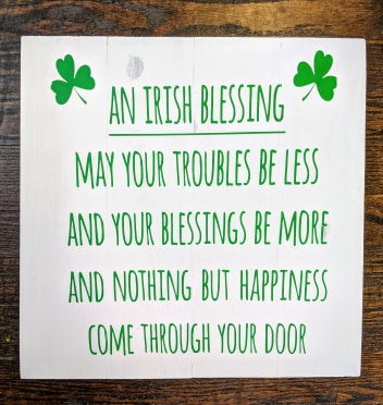 An Irish blessing