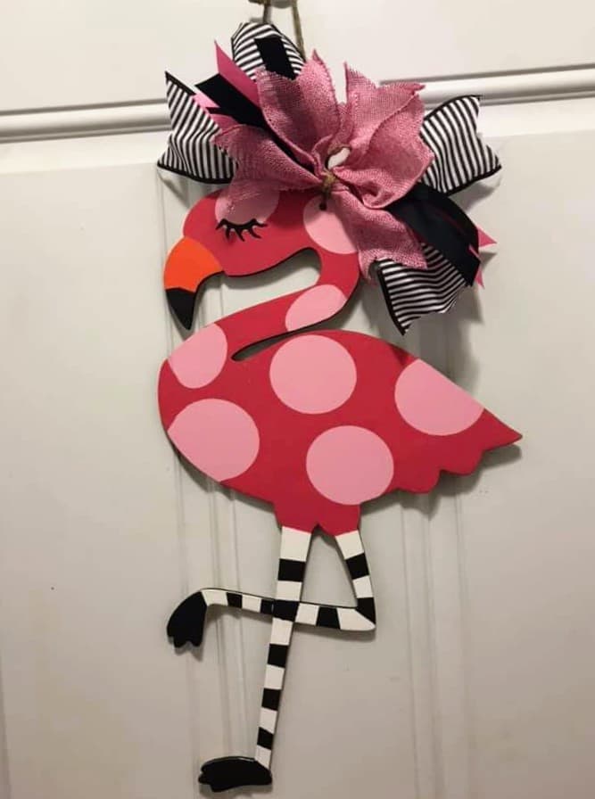 Door hanger - Flamingo