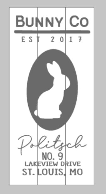 Bunny Co with Family name Address and Est Date