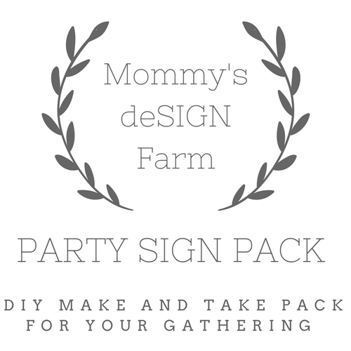 Kids Party Sign Kits