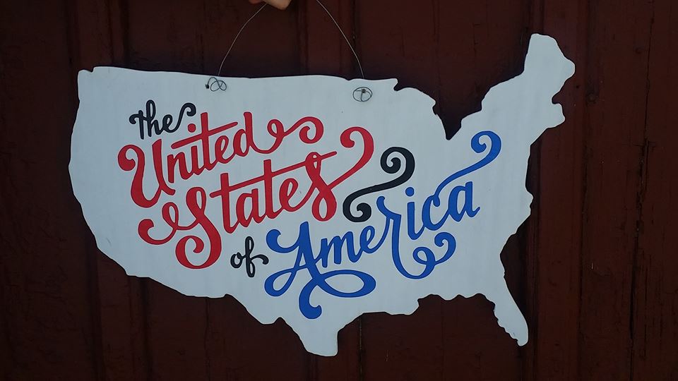 Door hanger USA