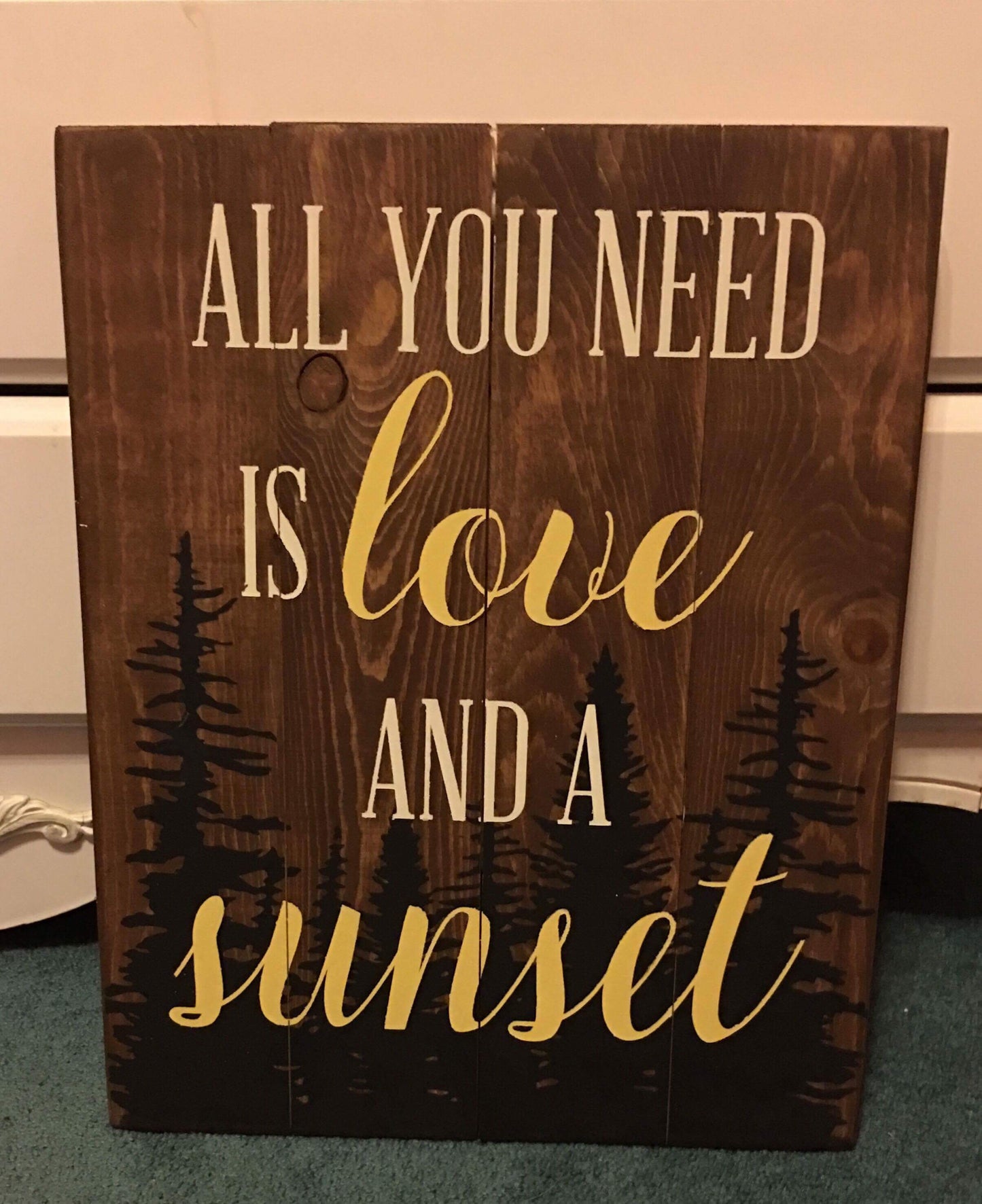 All you need is love and a sunset