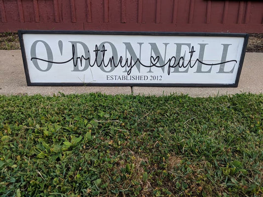 Last name with couples name EST