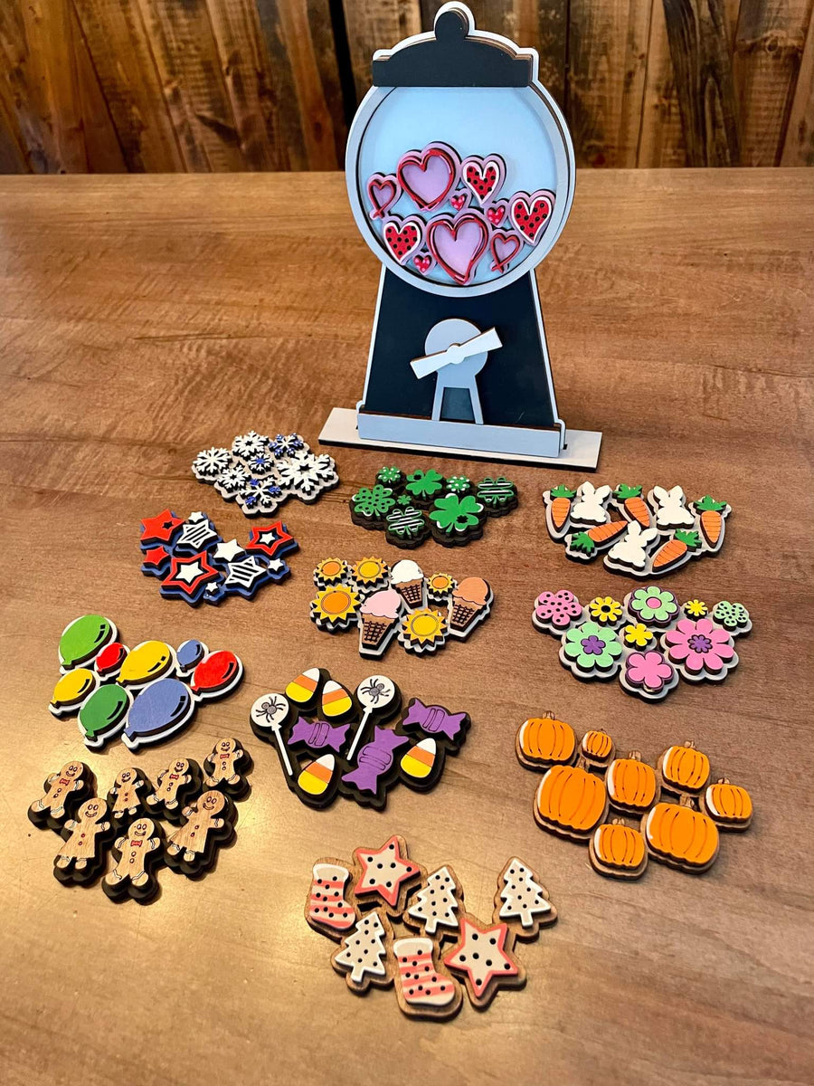 Gumball Machine With Interchangeable Inserts – Glowforge Shop