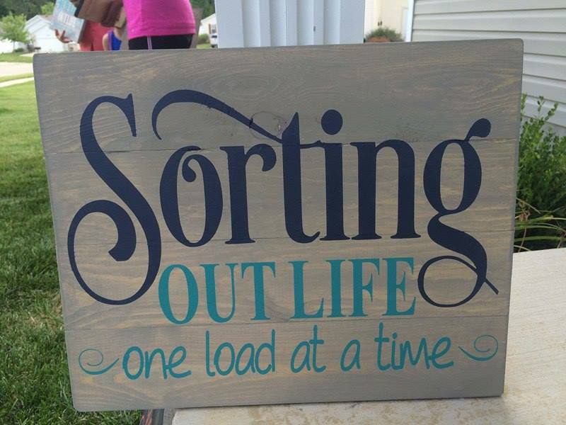 Sorting out life one load at a time