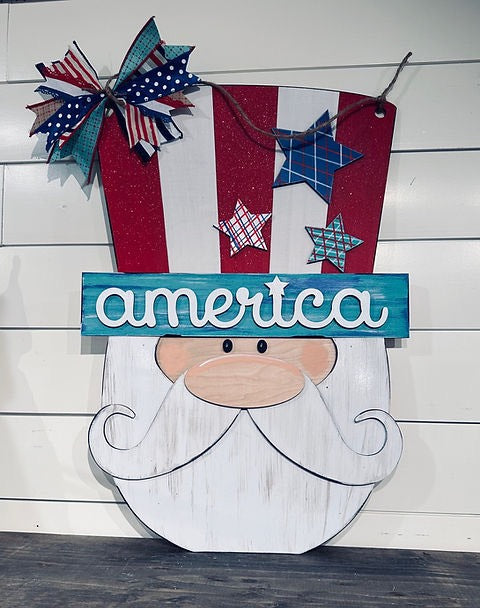 3D Door hanger - Uncle Sam America