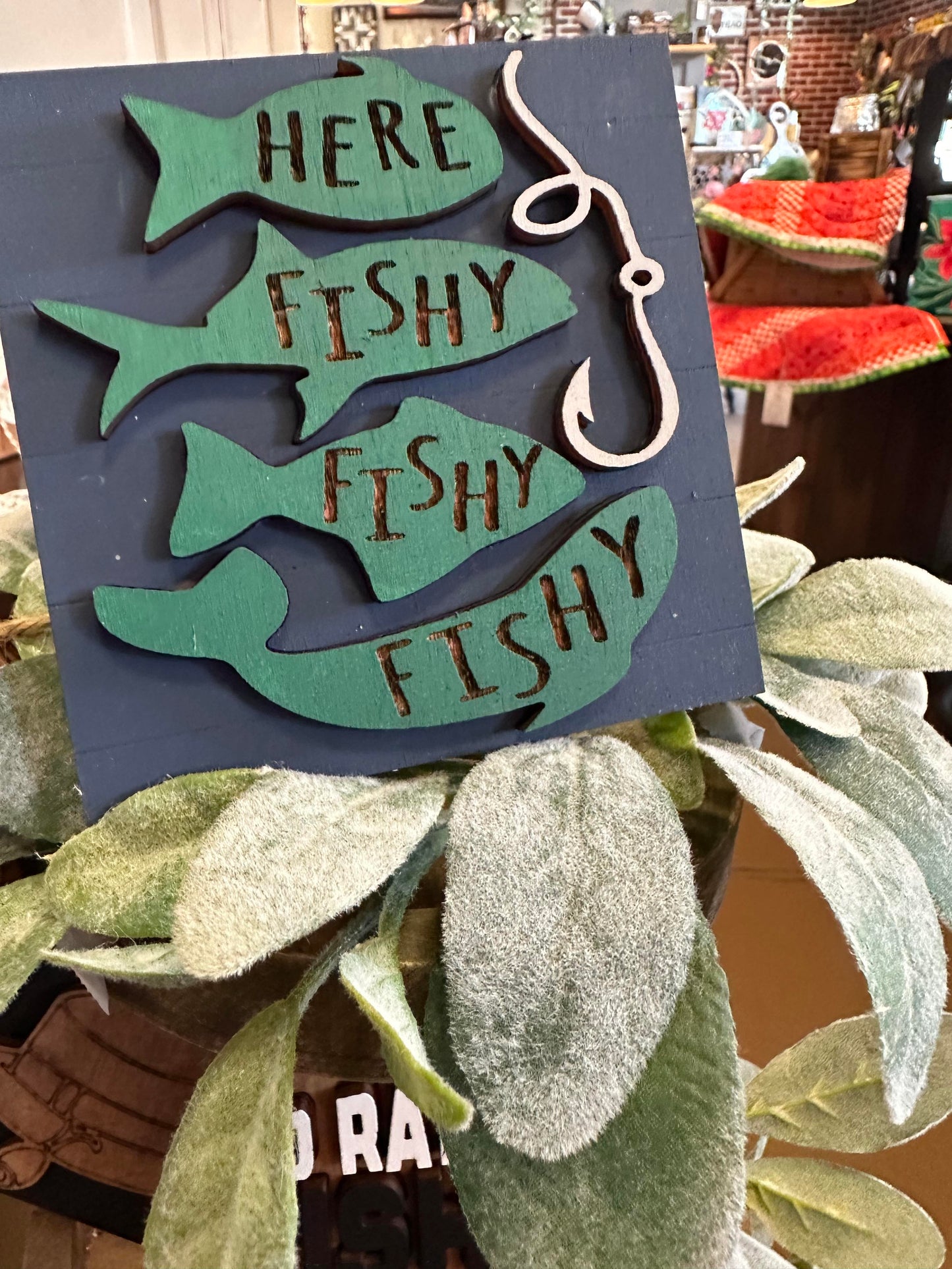 3D Tiered Tray Decor - Fishing