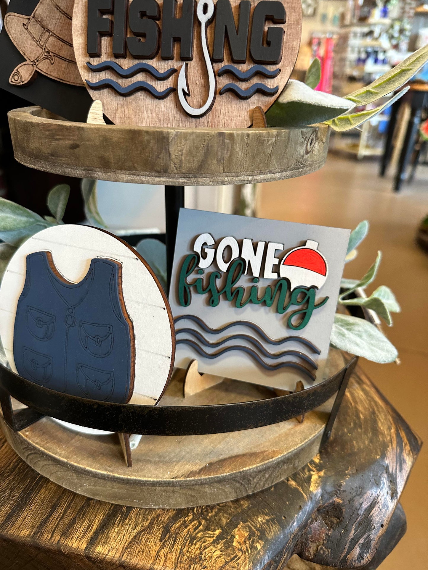 3D Tiered Tray Decor