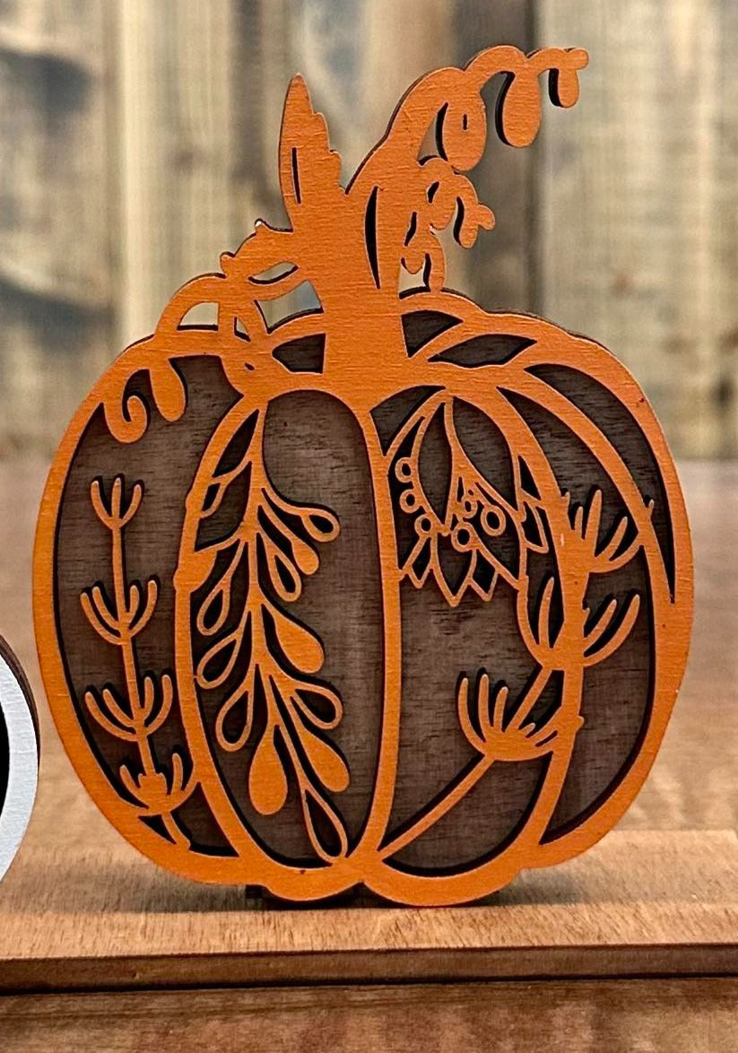 3D Decorative Standing Pumpkin