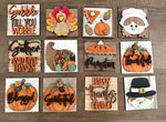 3D Interchangeable Square INSERTS ONLY - Thanksgiving