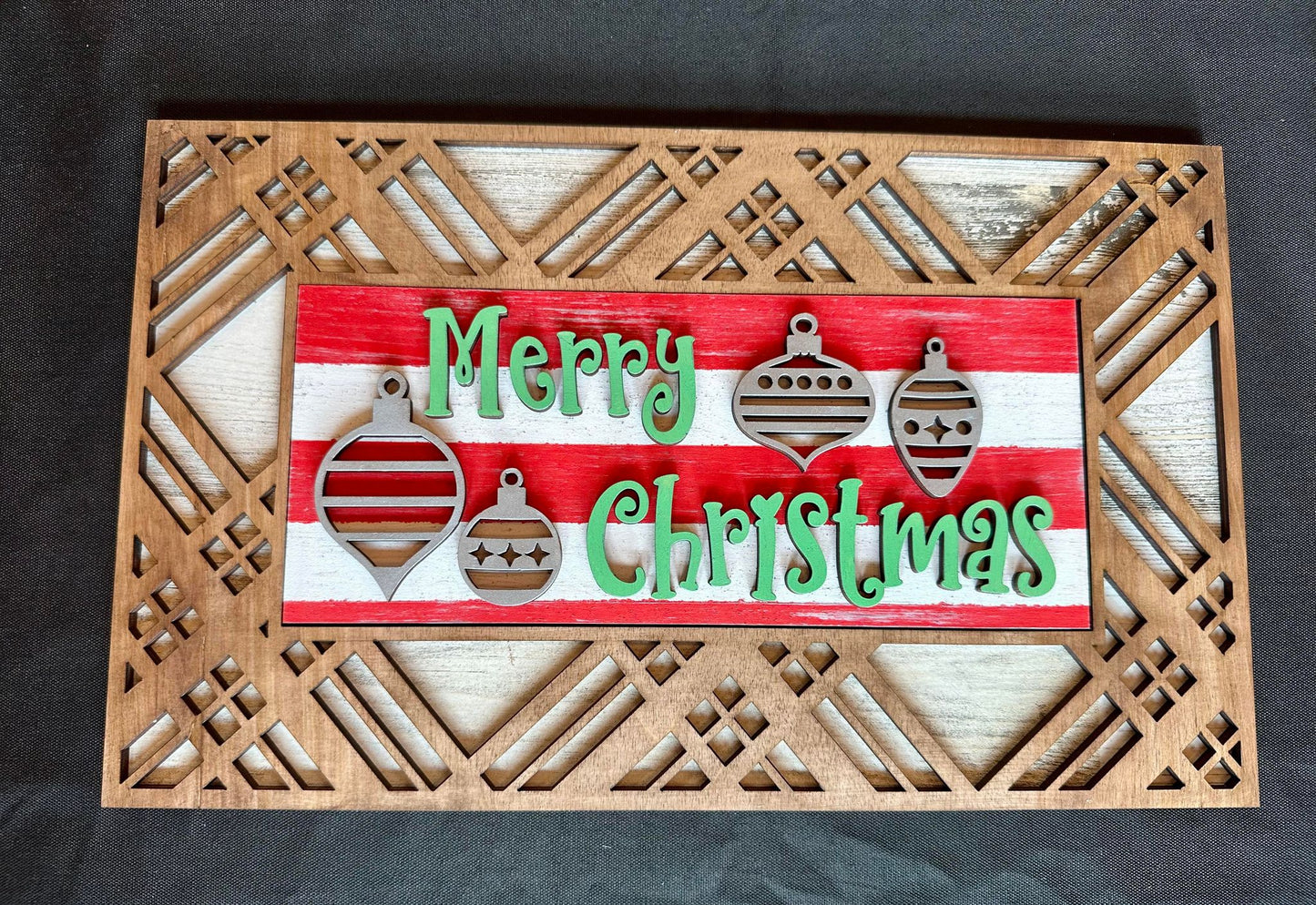 3D Interchangeable Rectangle INSERTS ONLY - Christmas and Winter