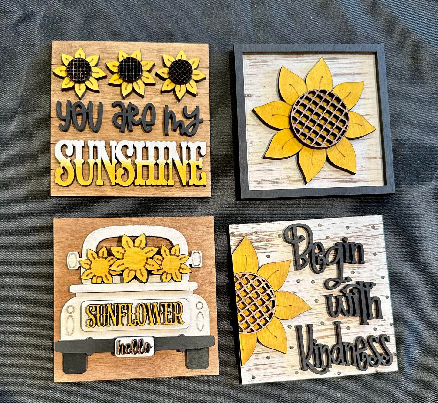 3D Interchangeable Square INSERTS ONLY - Fall and Halloween