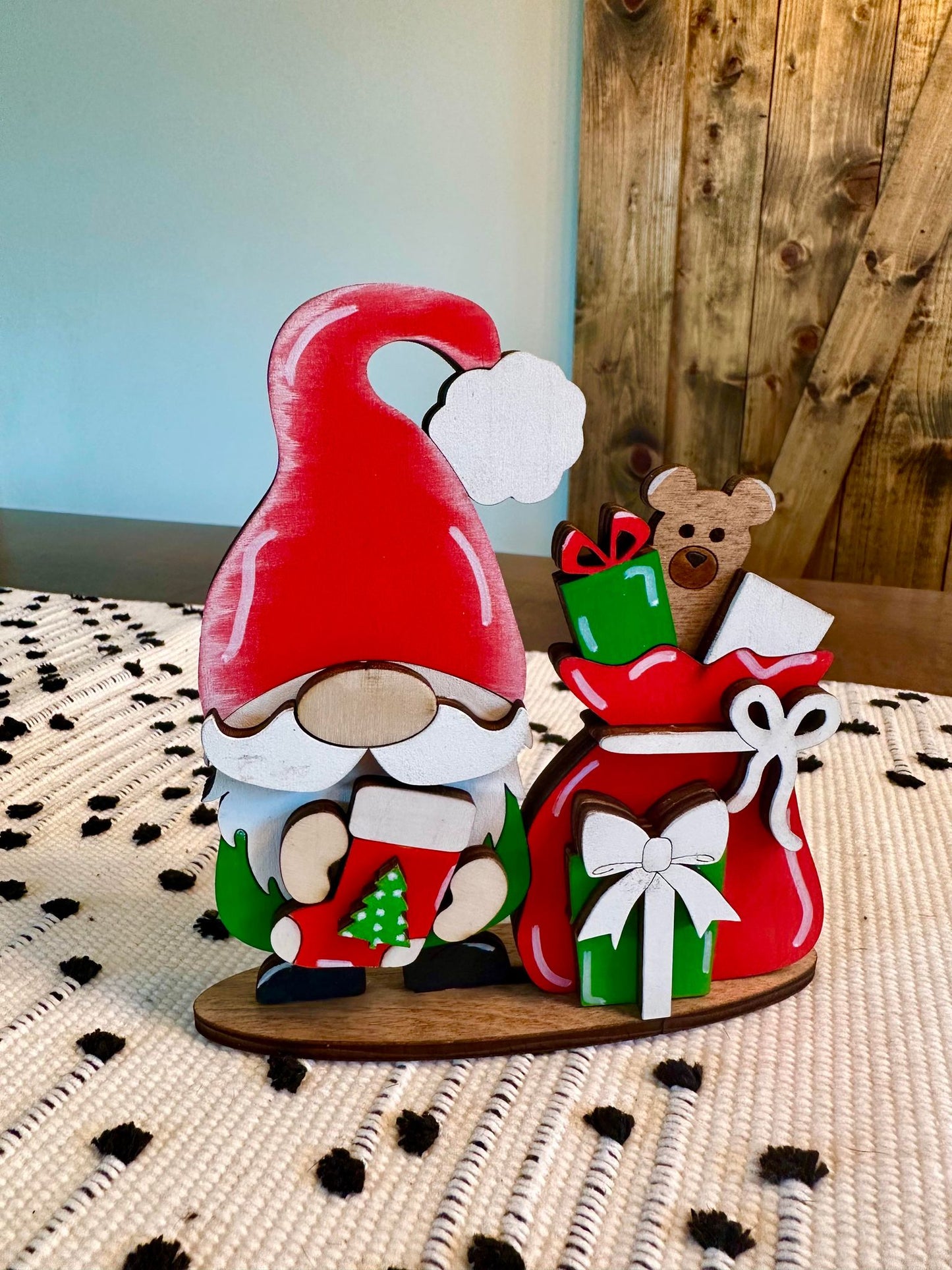 3D Christmas Standing Small Gnomes