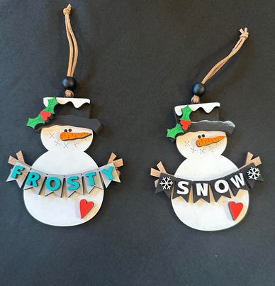 Ornament - Snowman Frosty/Snow