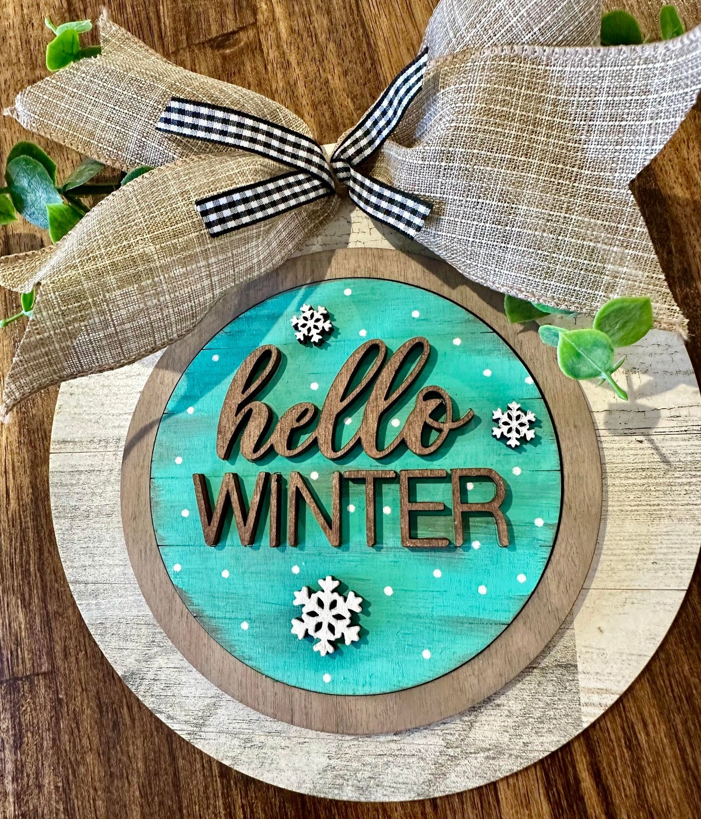 3D Interchangeable Round INSERTS - Winter and Christmas