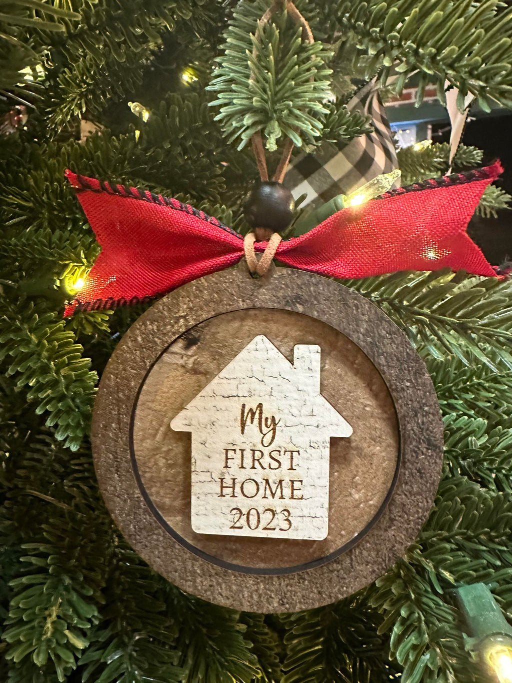 Ornament- My First Home with Year