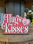3D Valentines Day Hugs and kisses