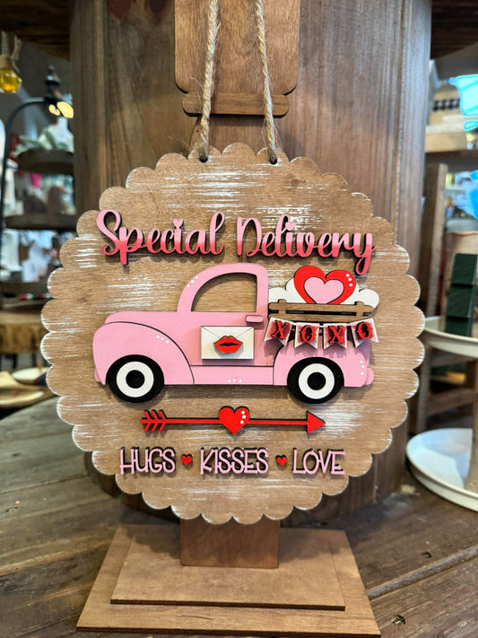 3D Mini hanger - Valentine's Day Special Delivery Truck