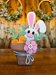 3D Bunny in Flower Pot