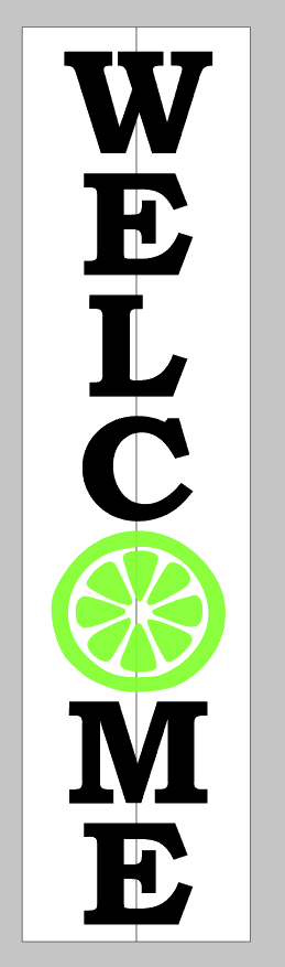 Welcome with lime