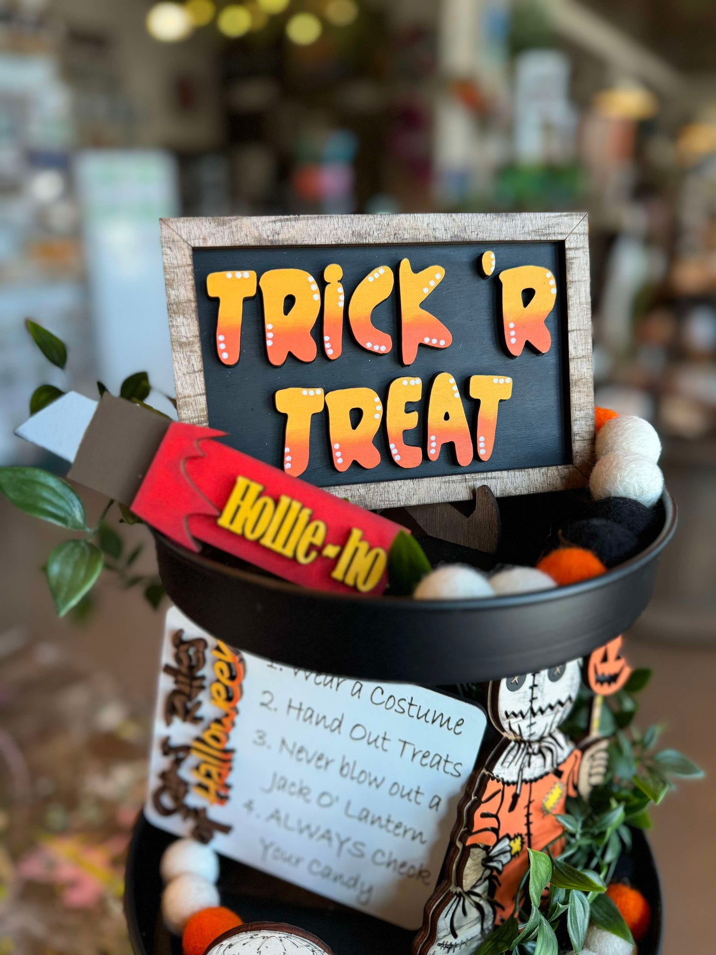 3D Tiered Tray Decor - Trick 'R Treat