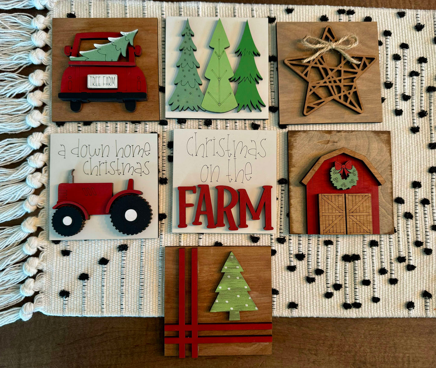 3D Interchangeable Square INSERTS ONLY - Christmas and Winter