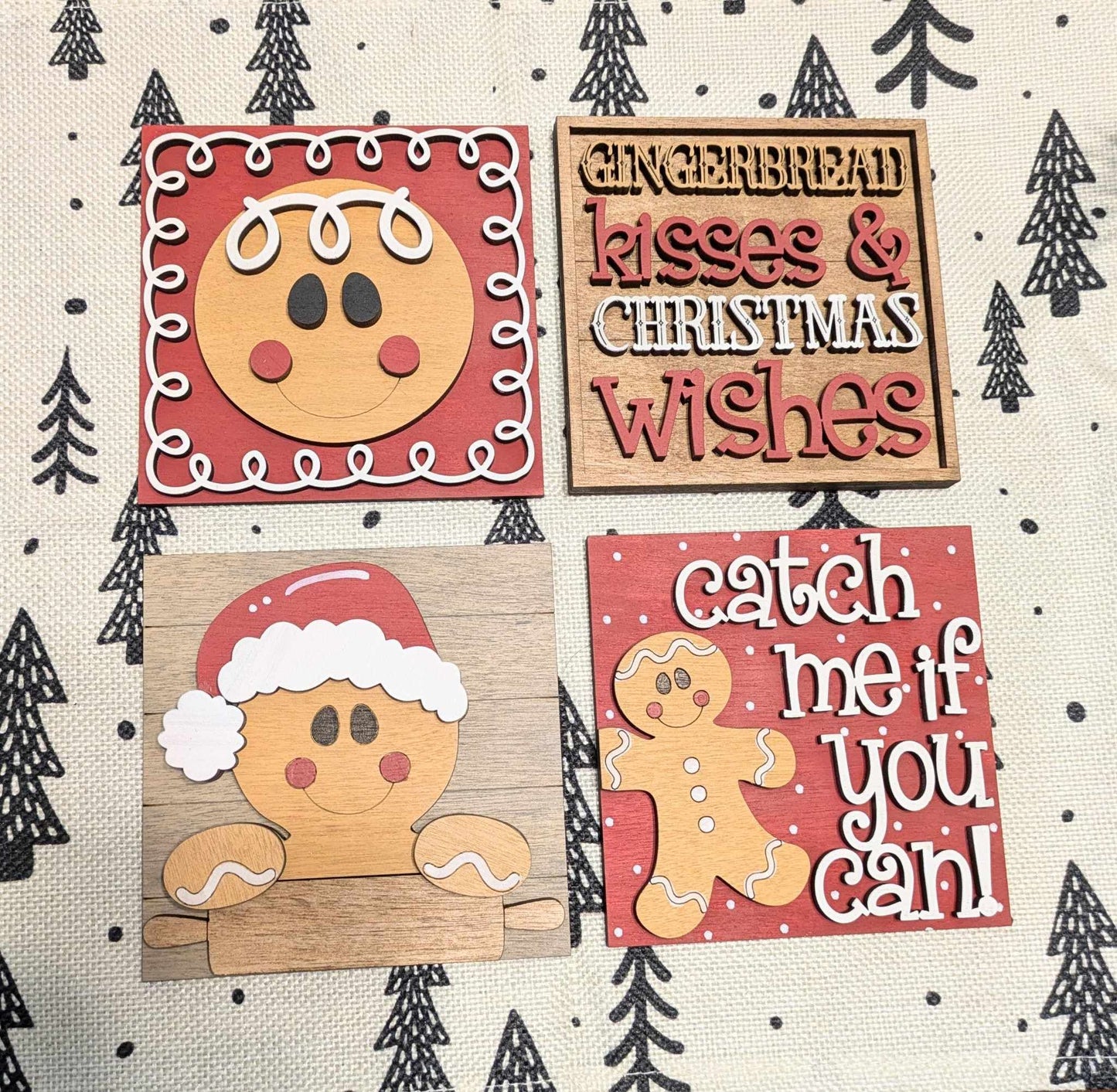 3D Interchangeable Square INSERTS ONLY - Christmas and Winter