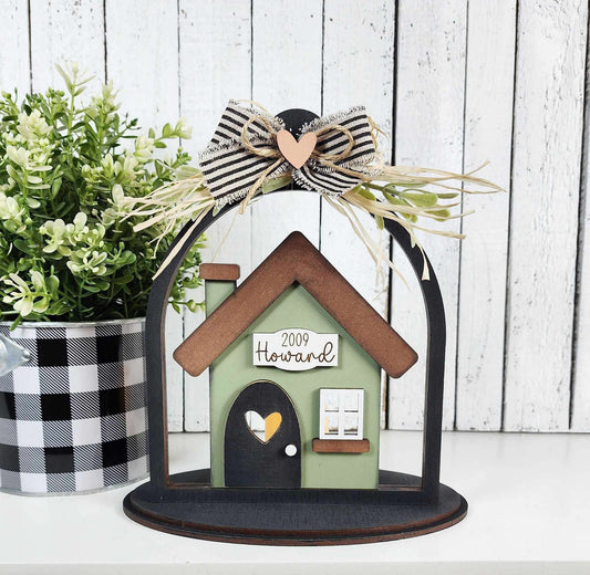 3D Standing Family Home Customizable Display