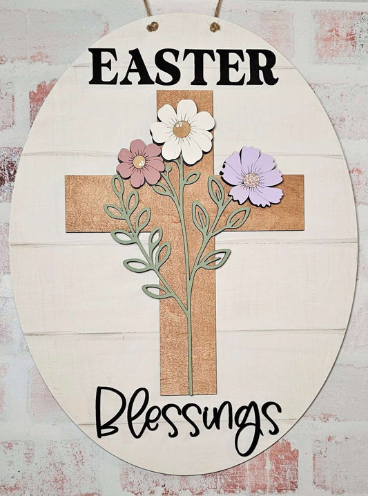 3D Door hanger - Easter Blessings