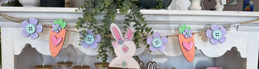 3D Banner - Primitive Easter Banner