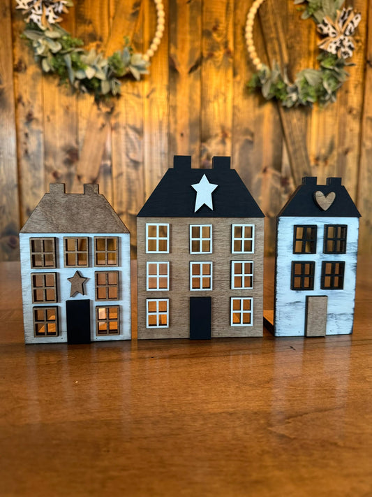 3D Primitive House Set