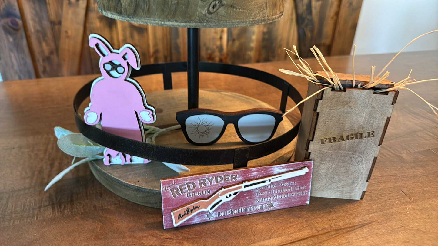 3D Tiered Tray Decor - A Christmas Story