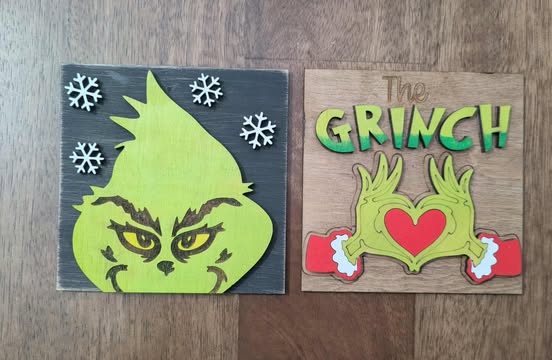 3D Interchangeable Square INSERTS ONLY - Christmas and Winter