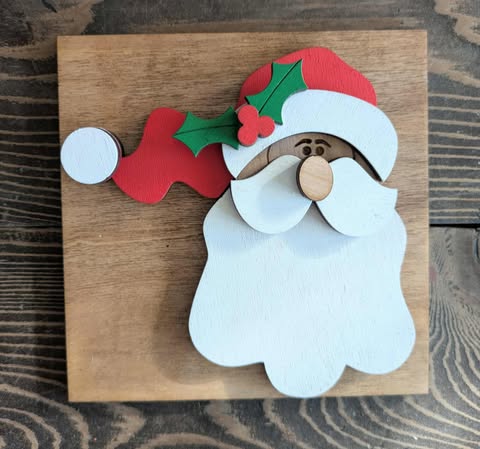3D Interchangeable Square INSERTS ONLY - Christmas and Winter